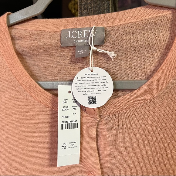 NWT Featherweight Cashmere Cardigan Large - Picture 5 of 9